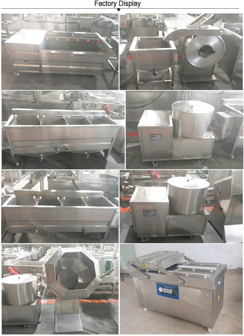 Low Investment Fresh Potato Chips Frozen French Fries Making Production Line Machine