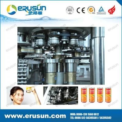 Fruit Juice Tin Can Filling Sealing Machine