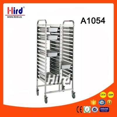 Stainless Steel Tray Rack Trolley (A1054) Ce