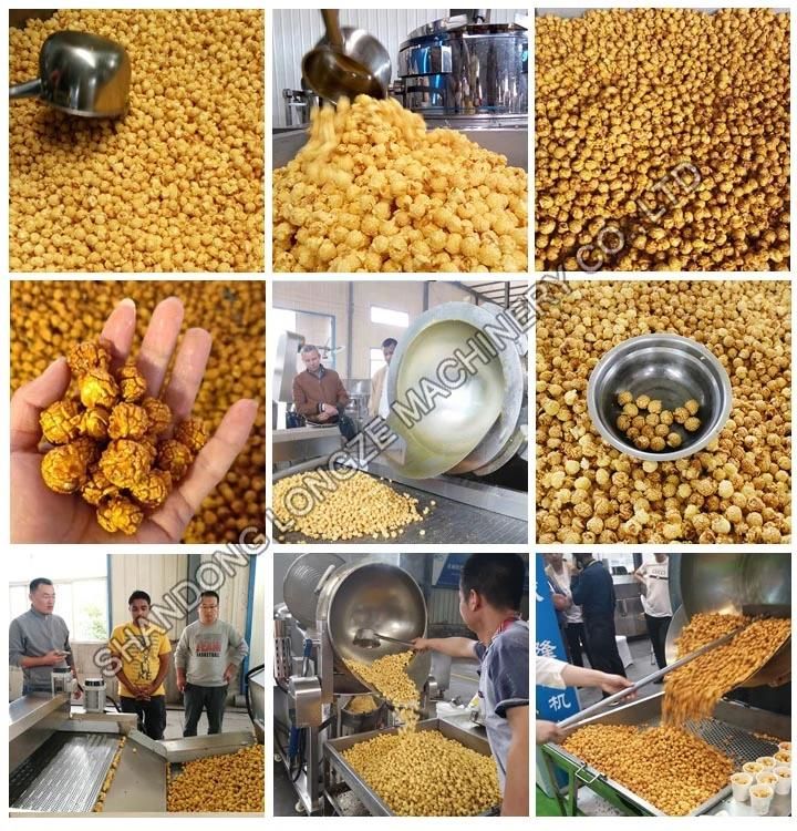 Industrial Popcorn Machine Caramel Popcorn Machinery Popcorn Machine Automatic Popcorn Machine Price Large Capacity Mushroom Popcorn Machine for Sale