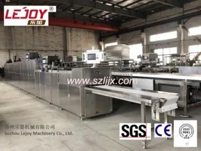 Chocolate Depositing Moulding Line Two Colours and Center Filling Machine