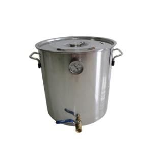 Kingsunshine 18L/5gal Fermenter Stainless Steel Beer Barrel for Home Use