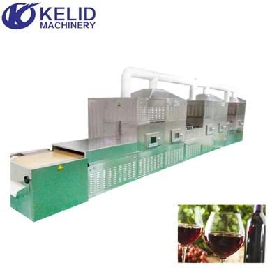 Tunnel - Belt Red Wine Vegetable Drinks Wine Microwave Sterilization Machine