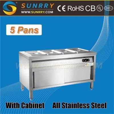 Commercial New Design Bain Marie Food, Snacks, Bread Display Warmer