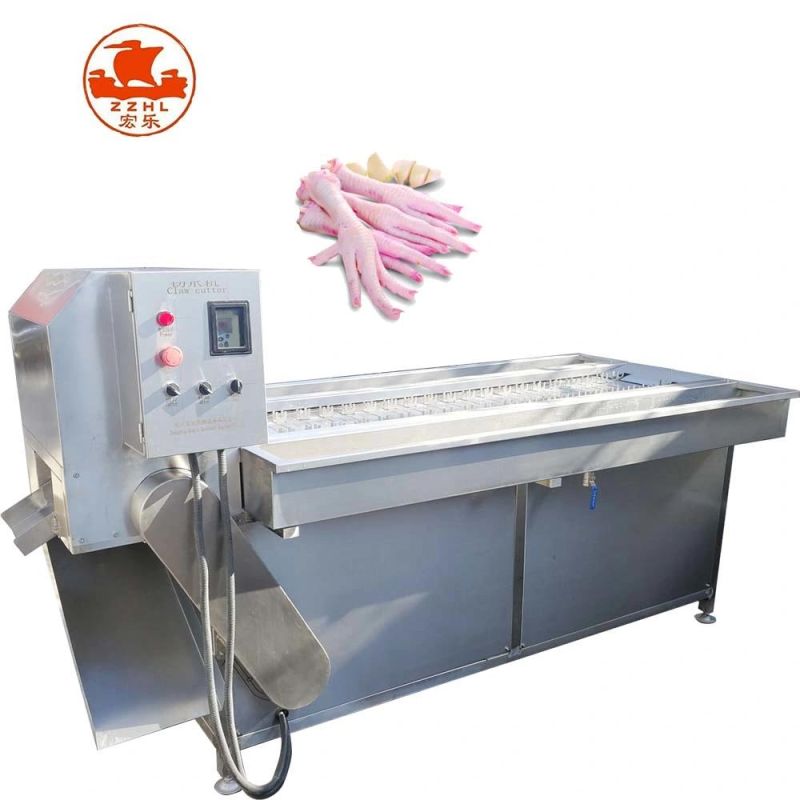 Mesh Belt Chicken Feet Cutting Machine Chicken Feet Processing Machine