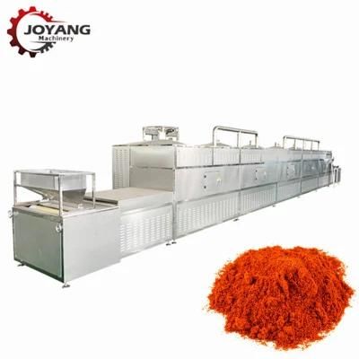 Paprika Microwave Dryer Sterilization Red Pepper Powder Drying Machine