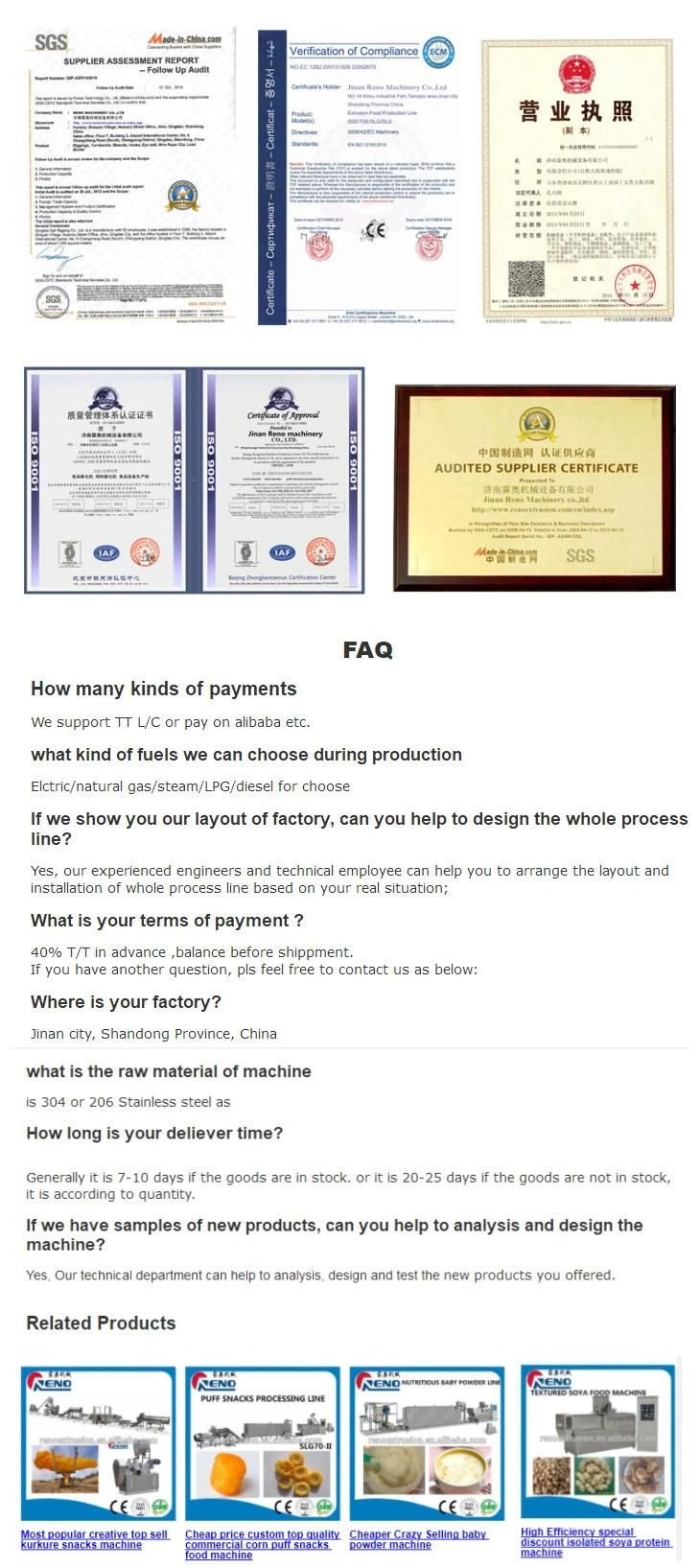 High Quality Pet Chews Making Machine Price