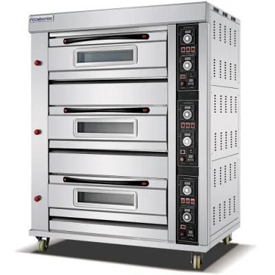 Most Popular Bakery Machine Stainless Steel Gas Baking Oven