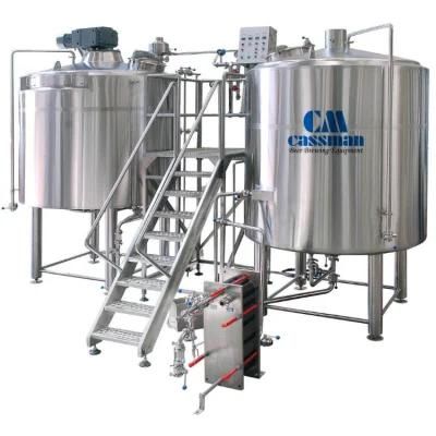 Cassman New Design Beer Equipment 2000L 3000L Turnkey Micro Beer Brewing System