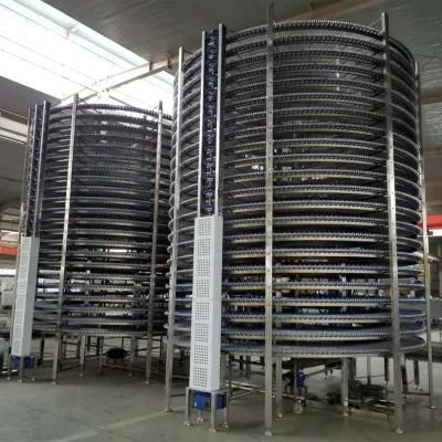 Bakery Equipment Line Frozen Baguette Food Cooling Tower Conveyor Machine