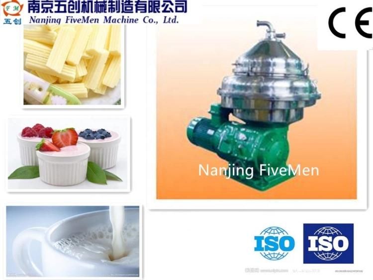 Milk Cream Disc Stack Centrifuge Machine