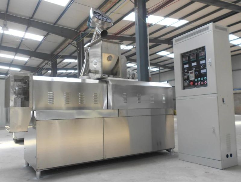 Automatic Puffed Snacks Food Making Machine Cream Filled Snack Food Processing Line