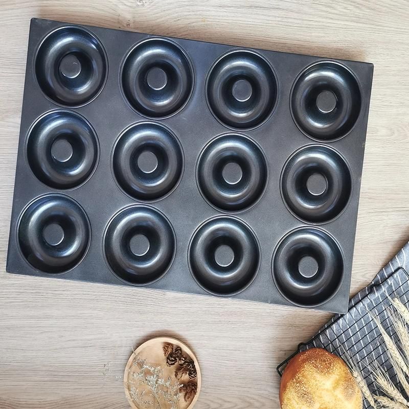 12 Multi-Link Donut Bakeware Carbon Steel Baking Tray
