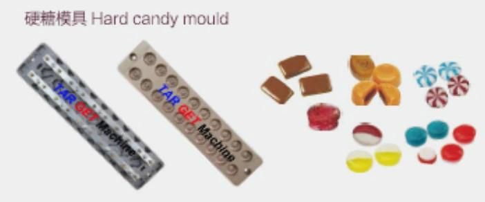 Candy Mould for Hard Candy and Jelly Gummy Candy Stainless Steel Mould and Silicone Mould