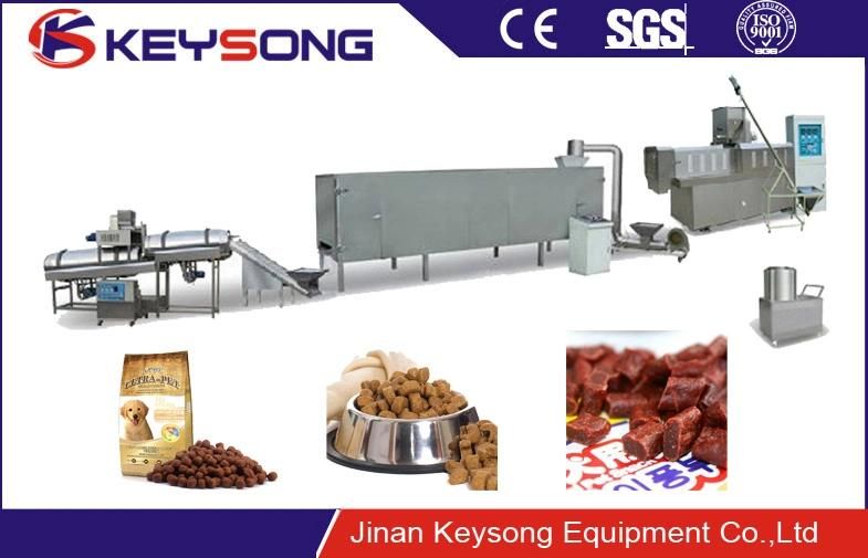 Double Screw Extruder Machine for Dog Cat Fish Pet Food Factory