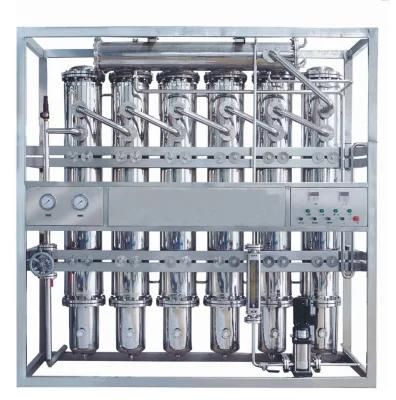 Water for Injection Steam Heating Tube Type Multi-Effect Distilled Water Machine