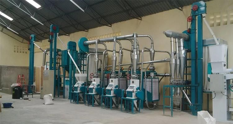 1t/H Corn Mill Grinder Corn Meal Processing Line