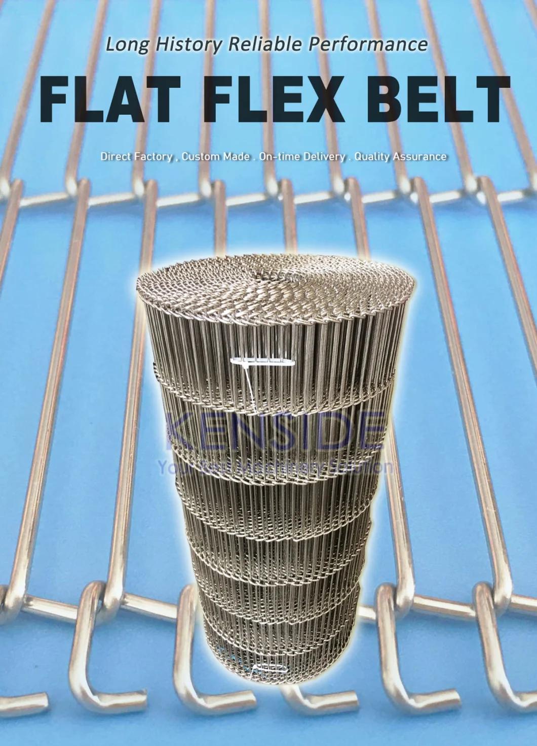 Flat Flex Belt for Seafood Processing
