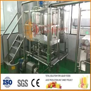 Soft Drink Production Line Natural Juice Production Line SS304 Apple Juice Semi Automatic ...