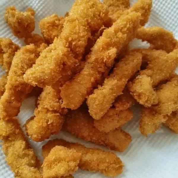 Conveyor Gas Fryer Machinery Continuous Chicken Fillet Frying Machine