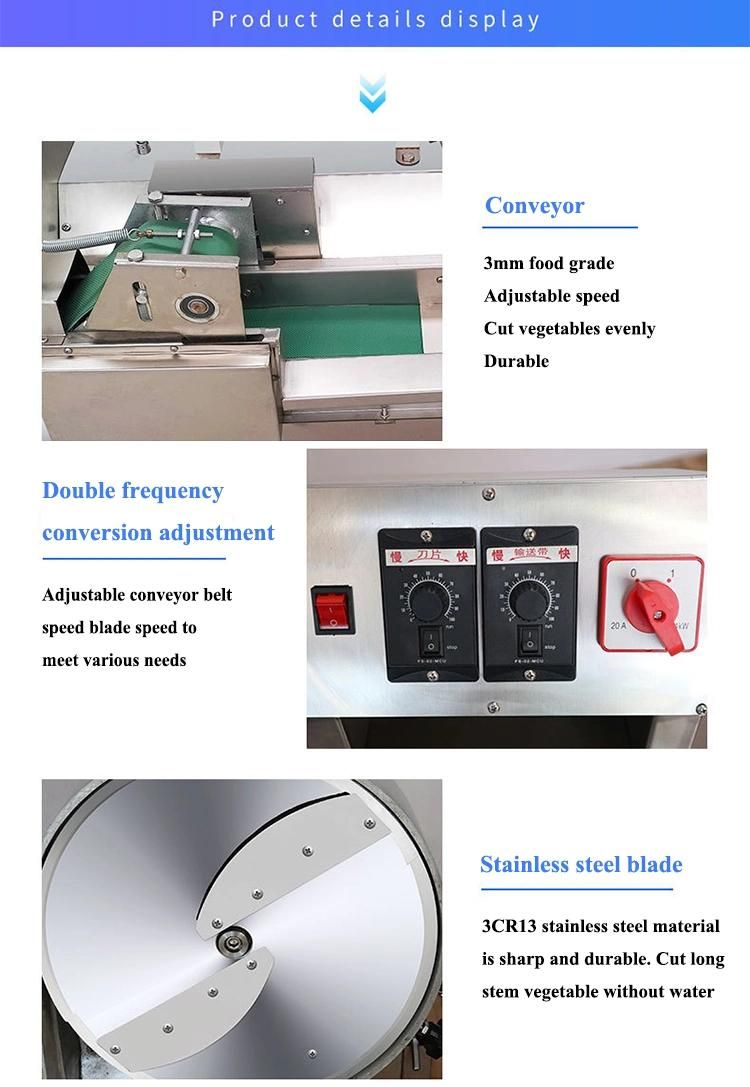 Automatic High Speed Double Head Vegetable Cutter Slicer Fruit Potato Carrot Cabbage Garlic Parsley Vegetable Cutting Machine