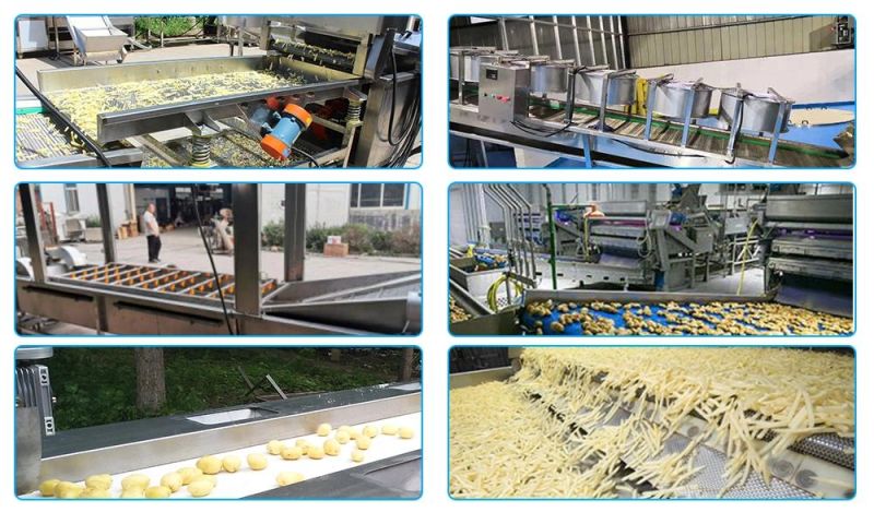 Automatic 100-300kgh Potato Chips Line Potato Chips Making Processing Machine Potato Chips Making Processing Machine