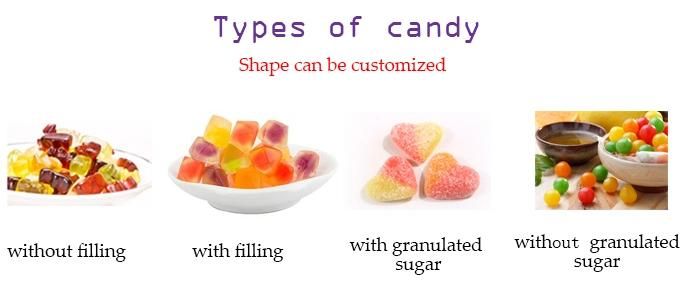 Automatic Candy Machine Jelly Candy Making Machine Equipment with Granulated Sugar