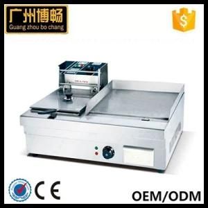 Electric Griddle with Electric Fryer for Restaurant