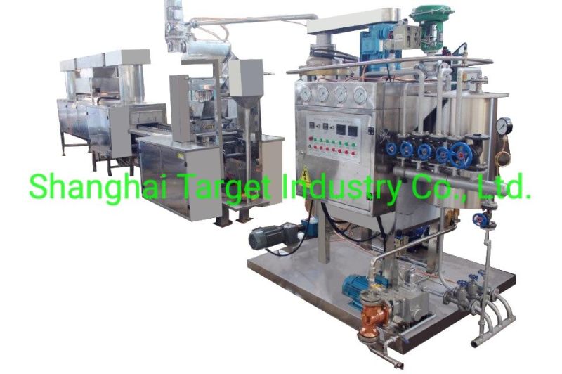 Automatic Hard Candy Making Forming Machine Depositing Line