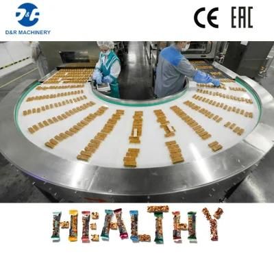 Chocolate Coated Cereal Muesli Candy Bar Production Line