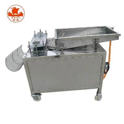 Automatic Boiled Hen Quail Egg Peeling Breaking Breaker Peeling Machine