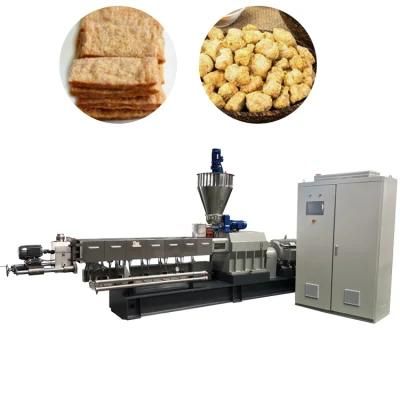 Artificial Meat Soya Bean Protein Making Machines Extruder Production Line