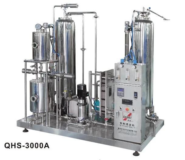 SUS304/316 Carbonated Drink CO2 Beverage Mixer Machine