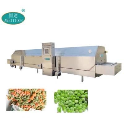 Liquid Nitrogen Tunnel Freezer Quick Freezing Machine for Fruit and Vegetables