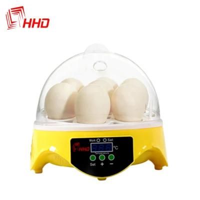 CE Automatic Small Mini Chicken Egg Incubator for 7 Eggs