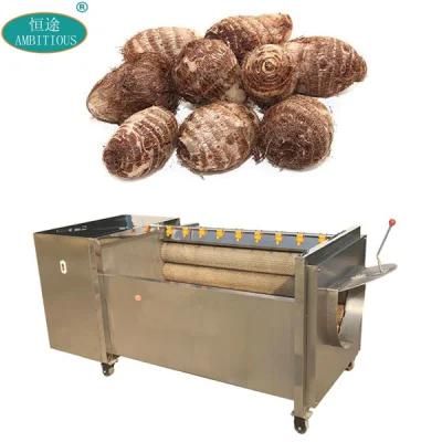 Auto Brush Food Cleaning Machine Taro Peeler Machine