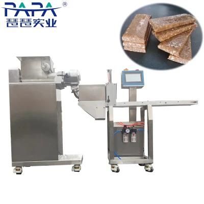 Automatic Energy Bar Chikki Peanut Candy Cutting Making Machinery