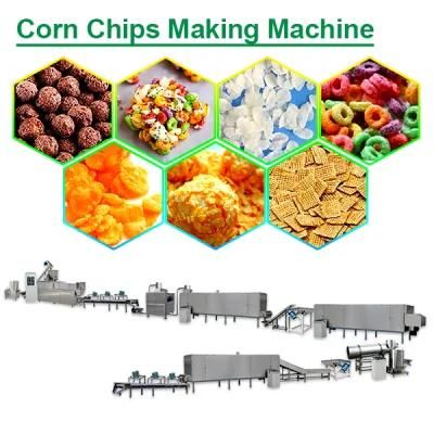 Hot Sale Continuous Fully Automatic Cereal Puffing Machine Corn Flakes Toaster Low Price