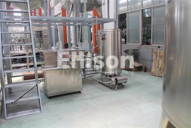 Carbonated Soft Drink Mixing Tank Machine / CO2 Mixer for Complete Beverage Production Line