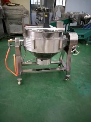 Commercial Steam Jacketed Agitated Reaction Kettle with Stirrer