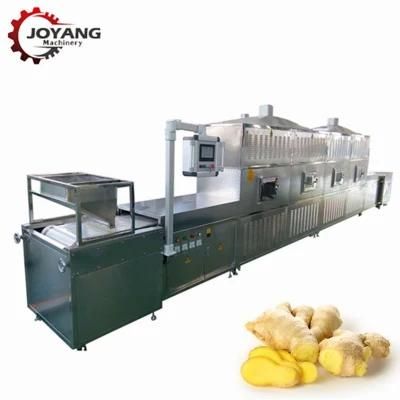 Industry Stainless Stee Ginger Microwave Drying Machine