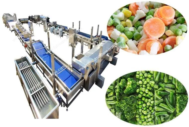 Frozen Vegetable Production Line Processing Machine for Vegetables