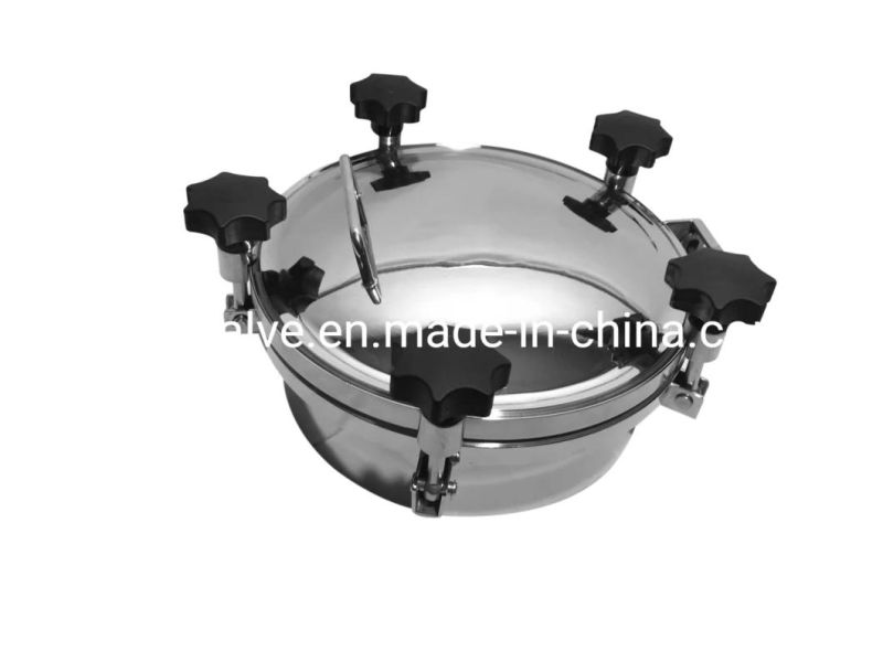 Stainless Steel Sanitary Oval Swing-in/Swing-out Manhole