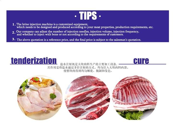 Commercial Brine Injector Machine/Stainless Steel Chicken/Beef/Pork Meat Brine Injector