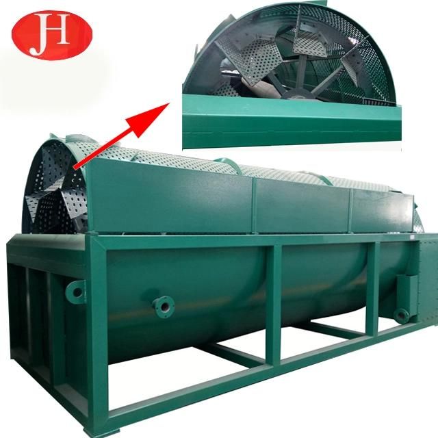 New 30kw Rotary Washer Potato Flour Cleaning Production Line