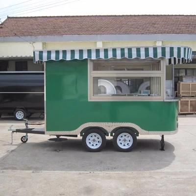Stainless Steel Working Table Mobile Food Carts Ce Certificate Churros Food Trailer Mobile ...