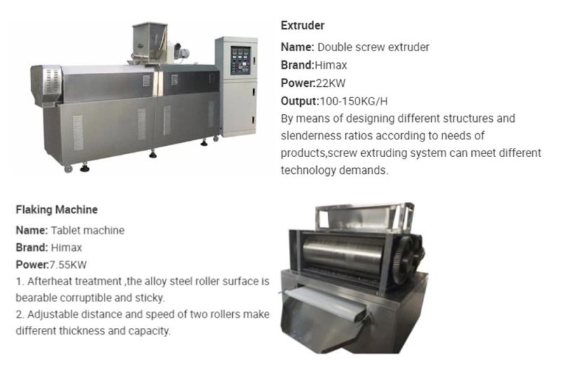 Fully Automatic Breakfast Cereals Snacks Making Machine September Discount