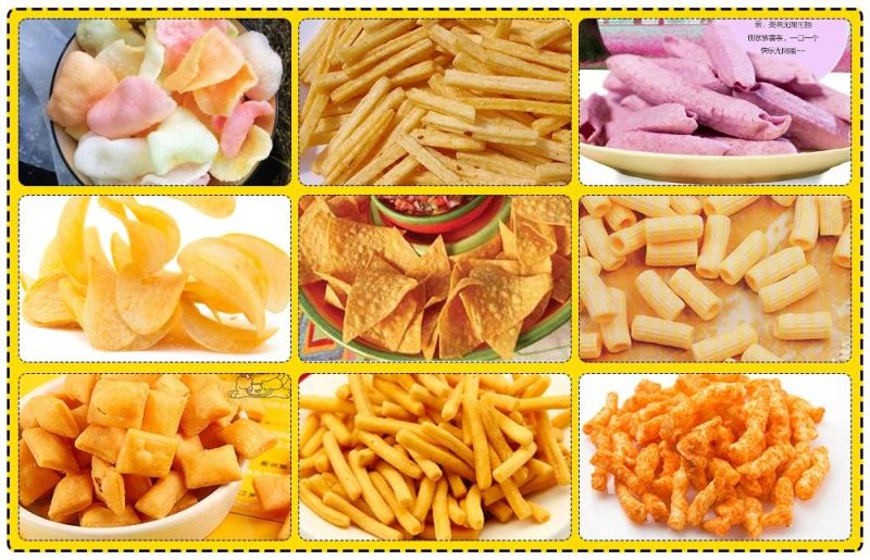 High Quality and Popular Pellet Fried Snack Chips Making Machine Frying Potato Chips Making Machine for Sale