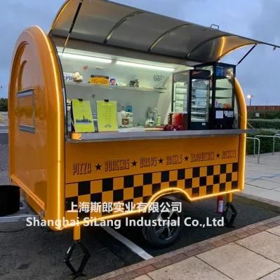 Fiber Glass Small Food Trailer Carts/Used Food Trucks/Fast Food Vending Carts for Sale ...