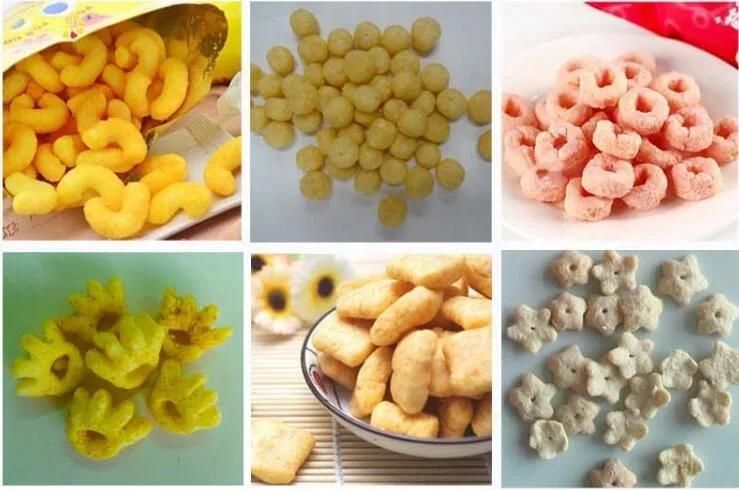 Corn Rice Puff Snack Extruder Food Making Machine